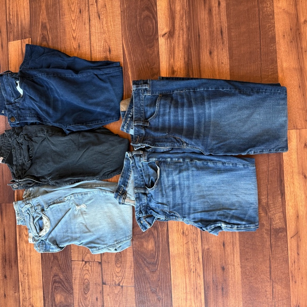 American Eagle Outfitters Blue Skinny Jeans Versatile Denim